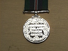 Northern Ireland Prison Service Long Service full size copy medal - Click Image to Close